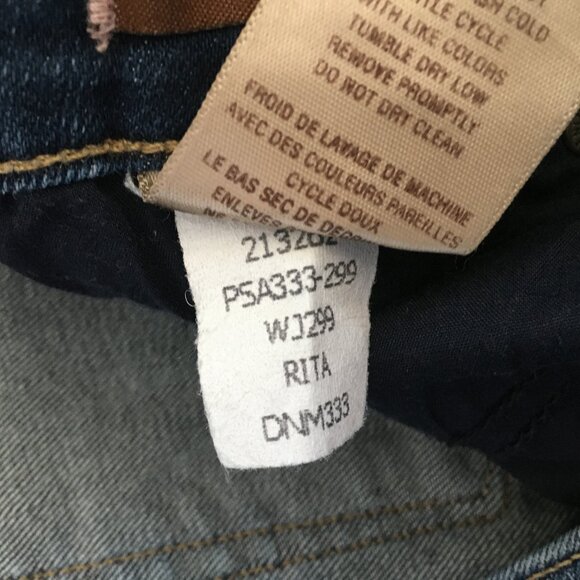 PAIGE Premium Denim Rita Wash Peg Skinny 5 Pocket Logo Hardware Jeans - Picture 4 of 12